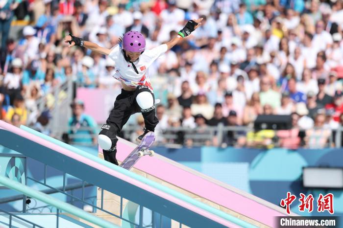 14岁崔宸曦巴黎奥运滑板赛创中国最佳战绩