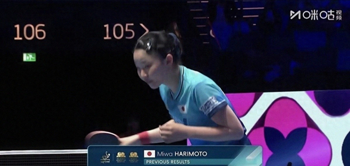 中国女乒连克日乒三将 日本仅剩桥本帆乃香待战